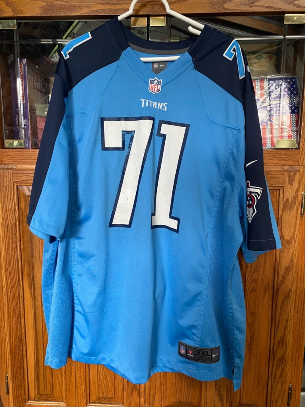 Official Nike Tennessee Titans Game Jersey #71 Sz 3XL 2012 (You Can Personalize)